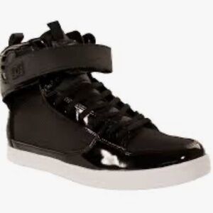 HTF RARE DC Rob Dyrdek Royal Upper Leather Skateboard Shoes Men's Size 10 no Box